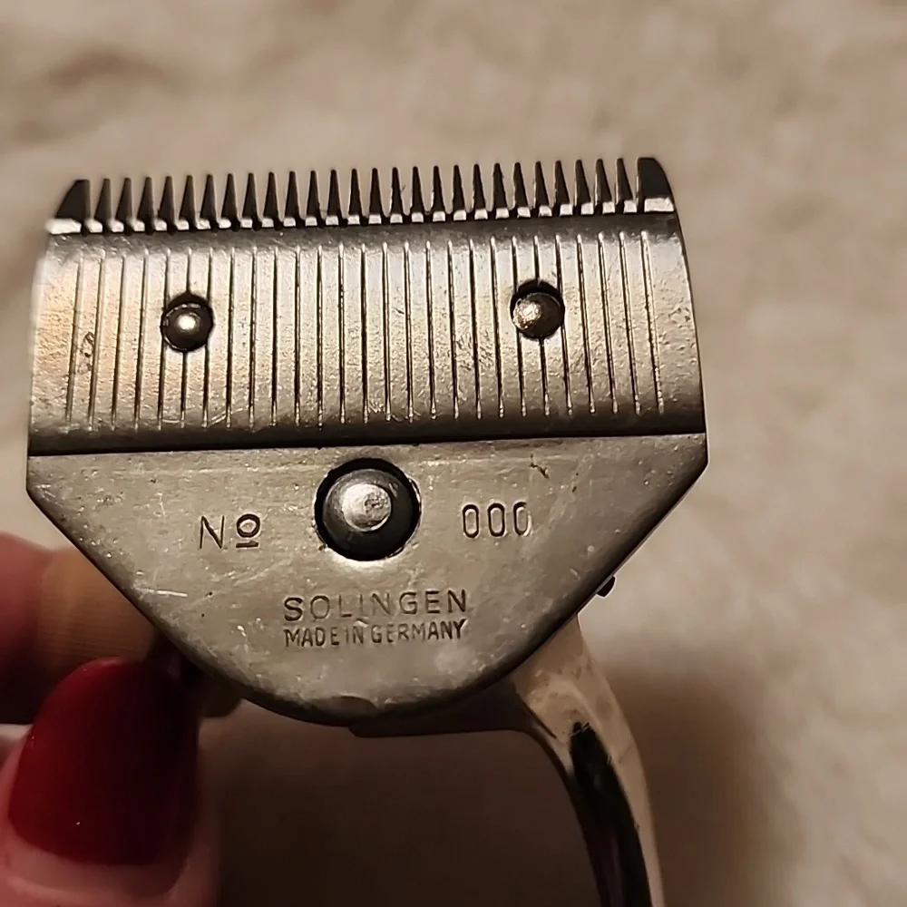 VINTAGE  HAIR CLIPPER SOLINGEN. SILVER. - Picture 4 of 6
